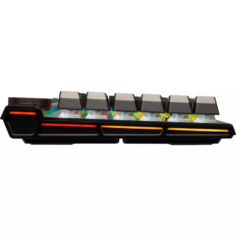 Corsair K100 Teclado gaming RGB, interruptores óptico-mecánicos CORSAIR OPX, RGB LED, Negro