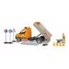 BRUDER MB Sprinter Municipal con módulo de luz y sonido, Naranja, escala 1:16