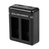 PULUZ PU919B Cargador de batería de doble ranura para GoPro Hero 9/10/11/12