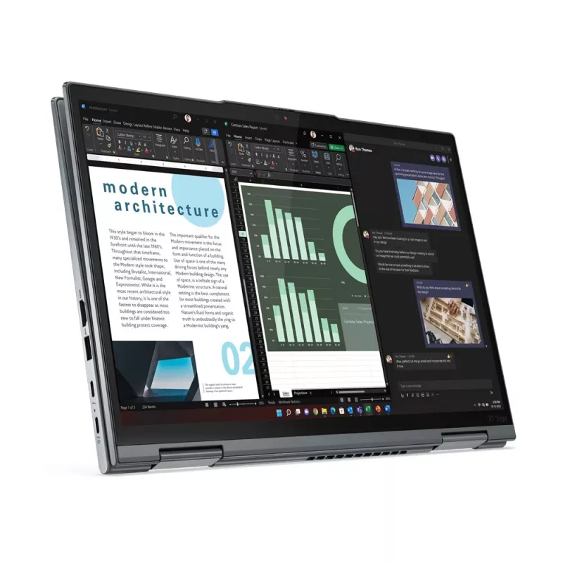 Lenovo ThinkPad X1 Yoga Gen 8 Intel Core i7-1365U Híbrido (2 en 1) 14 pulgadas Pantalla táctil WUXGA 32 GB LPDDR5-SDRAM 512 GB SSD Wi-Fi 6E 4G LTE Windows 11 Pro Gris