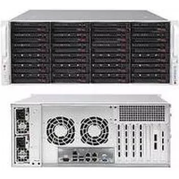 Supermicro SuperChassis 846BE1C-R1K23B Caja de servidor rack 4U - 24x 3,5