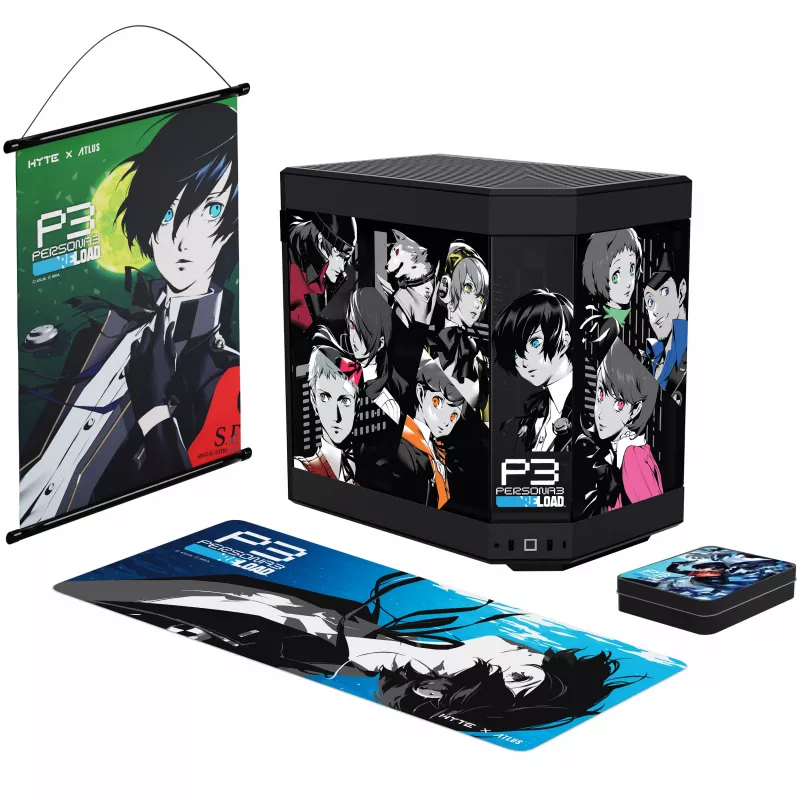 HYTE Y60 Persona 3 Reload Caja mid-tower, cristal templado, Azul oscuro/Negro
