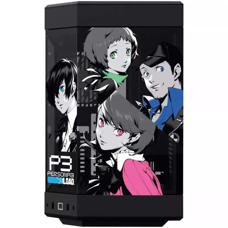 HYTE Y60 Persona 3 Reload Caja mid-tower, cristal templado, Azul oscuro/Negro