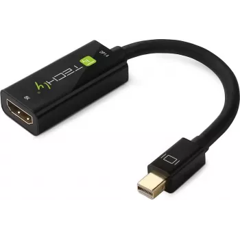 TECHLY Adaptador Mini DisplayPort 1.4 a HDMI 2.1 8K 60Hz Negro