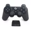 GEMBIRD JPD-WDV-01 Mando inalámbrico para PS2/PS3/PC - 12 botones - 2,4 GHz - Negro