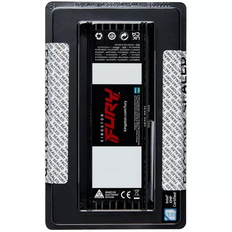 Kingston FURY Renegade Pro 256 GB (8x 32 GB) DDR5-5600 MHz CL28 RDIMM ECC Registered Memory Kit Negro