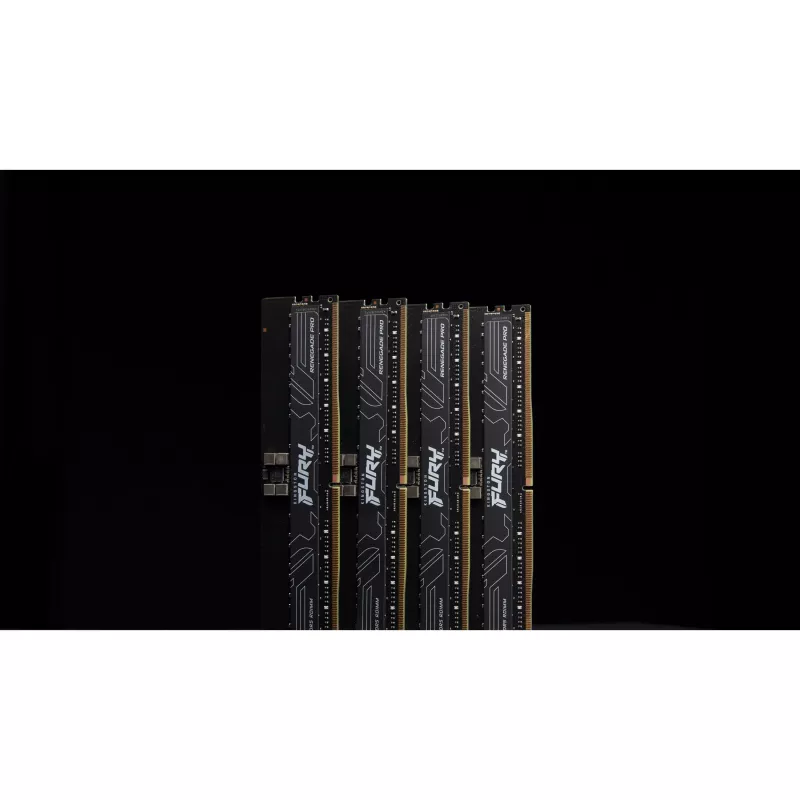 Kingston FURY Renegade Pro 256 GB (8x 32 GB) DDR5-5600 MHz CL28 RDIMM ECC Registered Memory Kit Negro