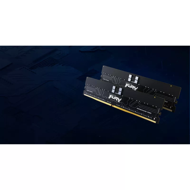 Kingston FURY Renegade Pro 256 GB (8x 32 GB) DDR5-5600 MHz CL28 RDIMM ECC Registered Memory Kit Negro