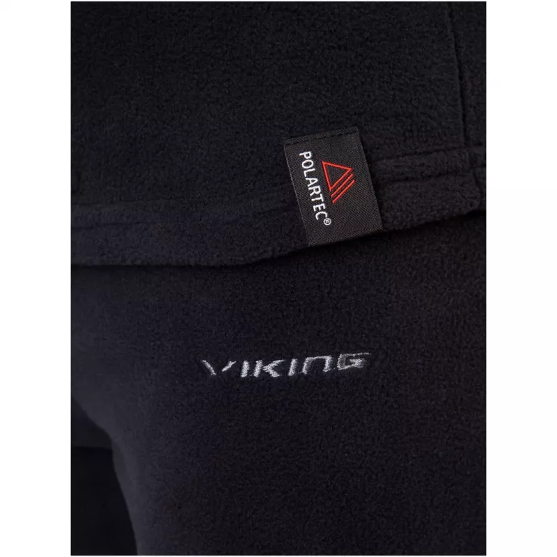 VIKING Arctis Set Ropa interior térmica Polartec para niños, talla 114-116 cm, Negro