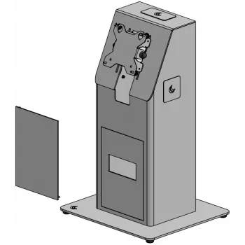 Ergonomic Solutions Mini Kiosk con placa base para montaje en mesa - Negro