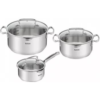 Tefal Duetto+ G719S674 Juego de 6 piezas de menaje de acero inoxidable