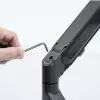 HAGOR HA Gasliftarm Medium Single Monitor Mount Gris Oscuro