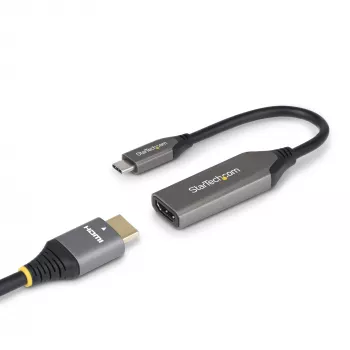 StarTech.com Cable adaptador USB-C a HDMI - conector USB-C macho de 24 pines a conector HDMI macho - 2 m (6,5 ft) - 4K 60Hz - Negro