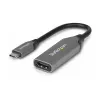 StarTech.com 112B-USBC-HDMI21 adaptador de USB-C a HDMI 2.1, 8K 60Hz / 4K 120Hz, HDR10+, compatible con Thunderbolt / USB4, cable de 20 cm