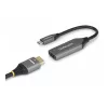StarTech.com 112B-USBC-HDMI21 adaptador de USB-C a HDMI 2.1, 8K 60Hz / 4K 120Hz, HDR10+, compatible con Thunderbolt / USB4, cable de 20 cm