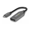 StarTech.com 112B-USBC-HDMI21 adaptador de USB-C a HDMI 2.1, 8K 60Hz / 4K 120Hz, HDR10+, compatible con Thunderbolt / USB4, cable de 20 cm