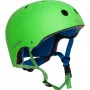 HUDORA Casco de patinador Verde 51-55 cm con luz LED