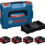 Bosch 1600A0373Y kit de inicio 18V, 2x batería EXBA18V-55 + 2x batería EXBA18V-80 + cargador EXAL18V2-320