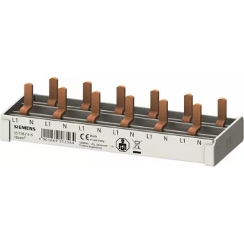 Siemens 5ST36746 Peine de conexión de clavijas compacto 10mm² 6TE monofásico 63A