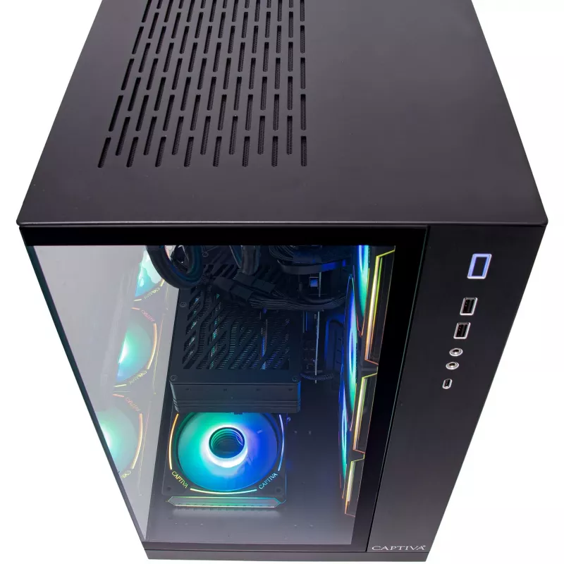CAPTIVA Highend Gaming I89-020 PC de sobremesa (Intel Core i9-14900KF, 64GB DDR5 RAM, 2TB NVMe SSD, NVIDIA GeForce RTX 5080 16GB GDDR7, Windows 11 Home)