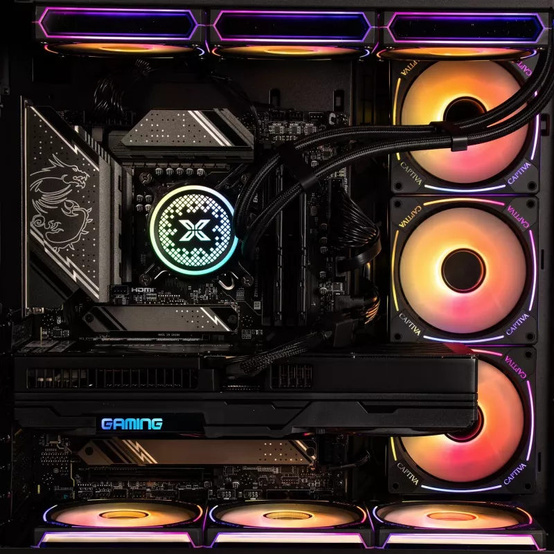 CAPTIVA Highend Gaming I89-020 PC de sobremesa (Intel Core i9-14900KF, 64GB DDR5 RAM, 2TB NVMe SSD, NVIDIA GeForce RTX 5080 16GB GDDR7, Windows 11 Home)