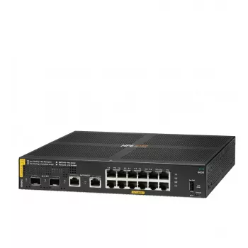 HPE Aruba Networking CX 6000 12p 10M/100M/1G Class4 PoE 2p SFP 1G 139W Switch gestionado