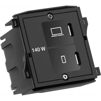 Bachmann Custom Module Cargador USB C/C/C 180W con fuente de alimentación