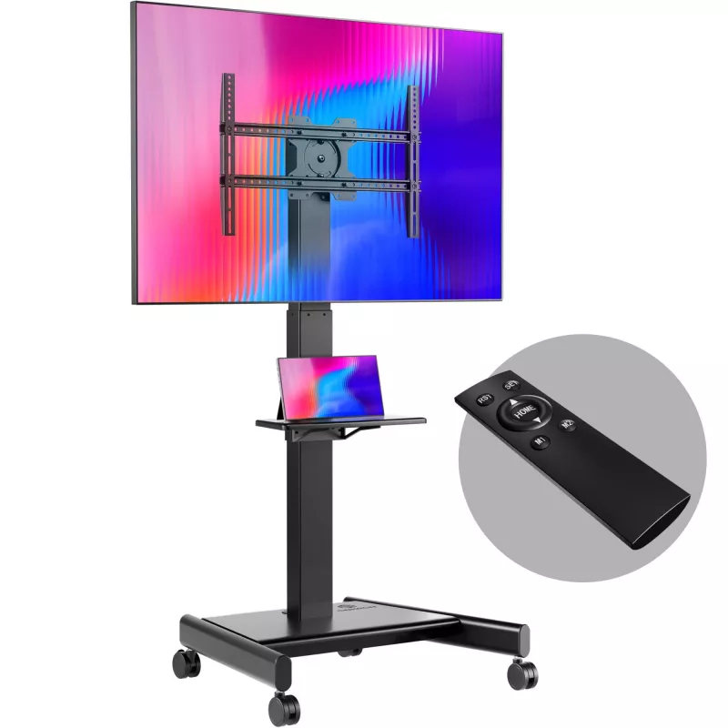 ONKRON TS1552E-B Soporte de TV móvil para pantallas de 43-75