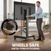 ONKRON TS1552E-B Soporte de TV móvil para pantallas de 43-75