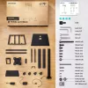 ONKRON TS1552E-B Soporte de TV móvil para pantallas de 43-75