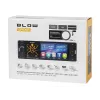 BLOW Spider 4CAL RDS RGB Radio para coche con Bluetooth, USB, SD, AUX, pantalla táctil, retroiluminación RGB, mando a distancia, 1 DIN, 4x45W