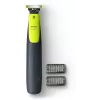 Philips OneBlade QP2510/15 Afeitadora y recortadora - Negro/Limette, a pilas, 30 minutos de autonomía