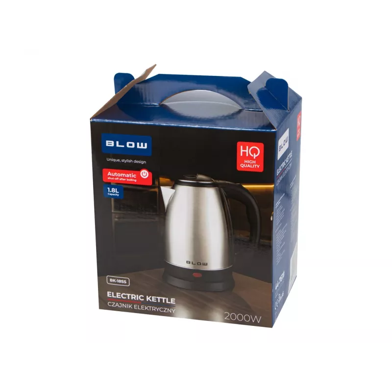 BLOW Silver Kettle 2000W BK-18SS 1,8L Acero inoxidable