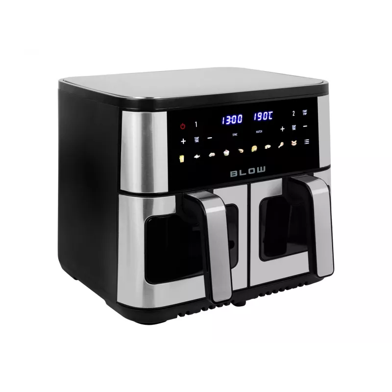 BLOW Freidora de aire 2500W 9L Panel táctil digital Pantalla LED Negro