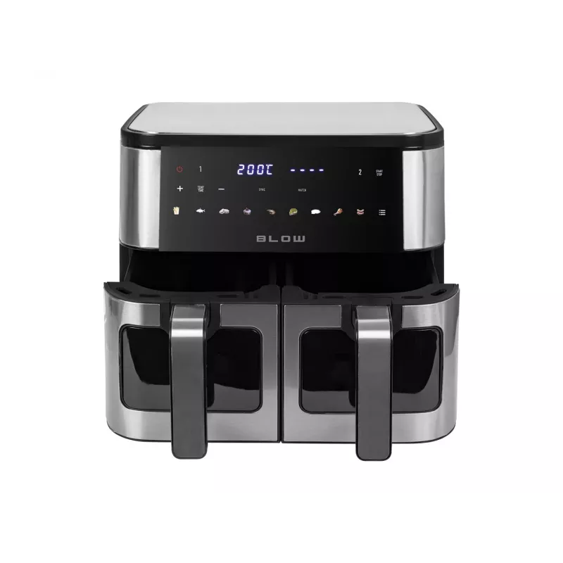 BLOW Freidora de aire 2500W 9L Panel táctil digital Pantalla LED Negro