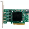 HighPoint RocketU 1244C tarjeta adaptadora host USB 3.2 Gen 2x2 PCIe 3.0 x4 con 4 conectores USB-C