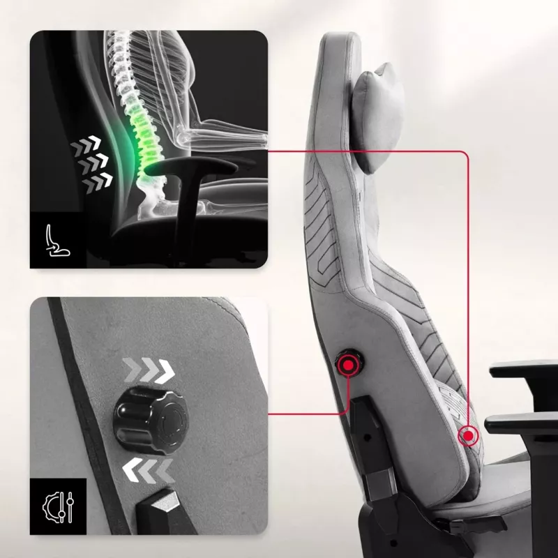 Huzaro Force 8.1 Grey silla gaming