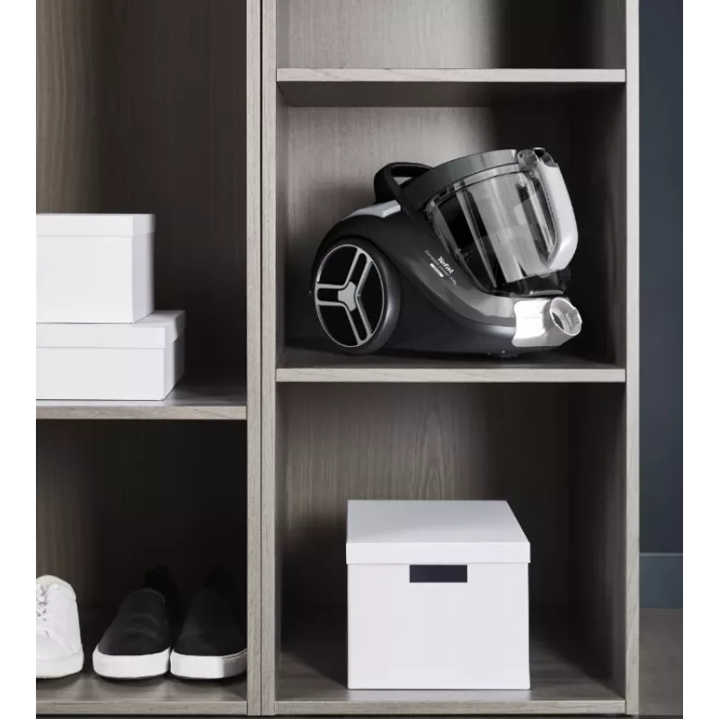 Tefal Compact Power XXL TW4B36 aspirador sin bolsa de cilindro 900 W 2,5 L 75 dB negro/azul