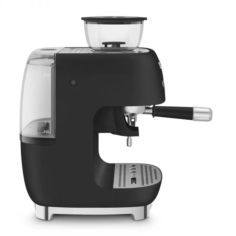Smeg EGF03BLMEU cafetera espresso con molinillo, 1650 W, negra