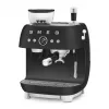 Smeg EGF03BLMEU cafetera espresso con molinillo, 1650 W, negra