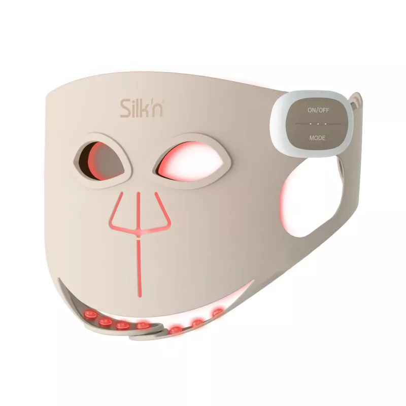 Silk'n LED Face Mask Pro FLMP1PE1001 - mascarilla de fototerapia LED antiaging y acné