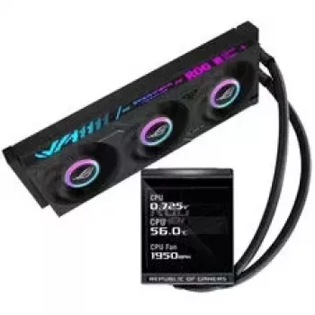 ASUS ROG Strix LC IV 360 ARGB LCD Refrigeración Líquida Todo en Uno para CPU, 360 mm, Negro