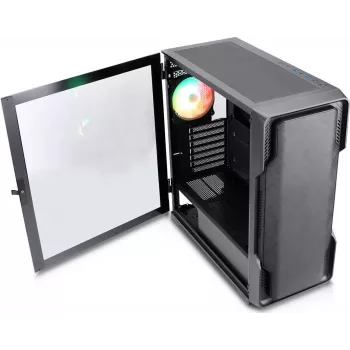 Nanoxia MIDI DS-9G caja ARGB USB-C TG negra