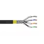 DIGITUS cable de datos CAT 7A S/FTP - cable subterráneo, rollo 100 m, simplex, PE