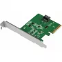 ICY DOCK EXLink MB408A5 Adaptador de MCIO 4i a PCIe 5.0 x4 con redriver