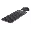 Dell Pro 7 set compacto recargable de teclado y ratón - KM746 - US International (QWERTY) - gris titanio