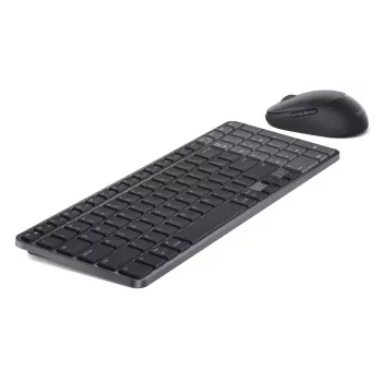 Dell Pro 7 set compacto recargable de teclado y ratón - KM746 - US International (QWERTY) - gris titanio