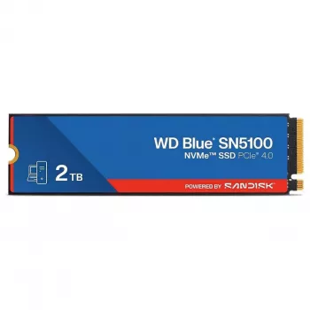 SanDisk WD Blue SN5100 SSD NVMe 2TB M.2 2280 PCIe Gen4 5150MB/s lectura 4850MB/s escritura
