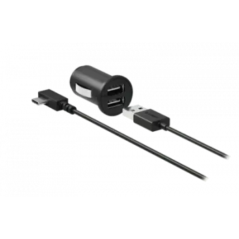 Garmin cable de conexión para coche mechero a 2x USB-A+C 4 m