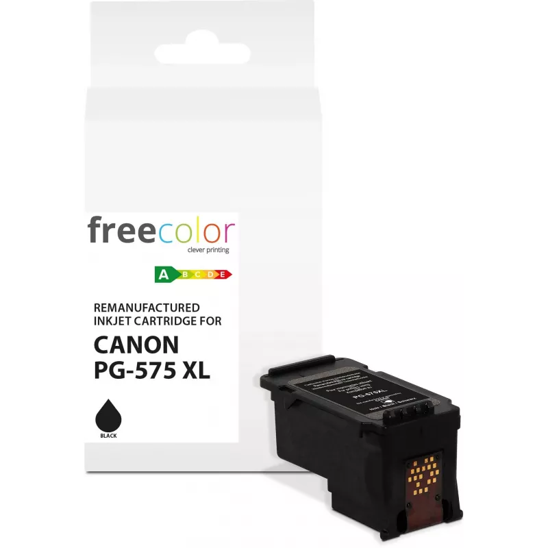 Freecolor Cartucho de tinta remanufacturado Canon PG-575XL Negro